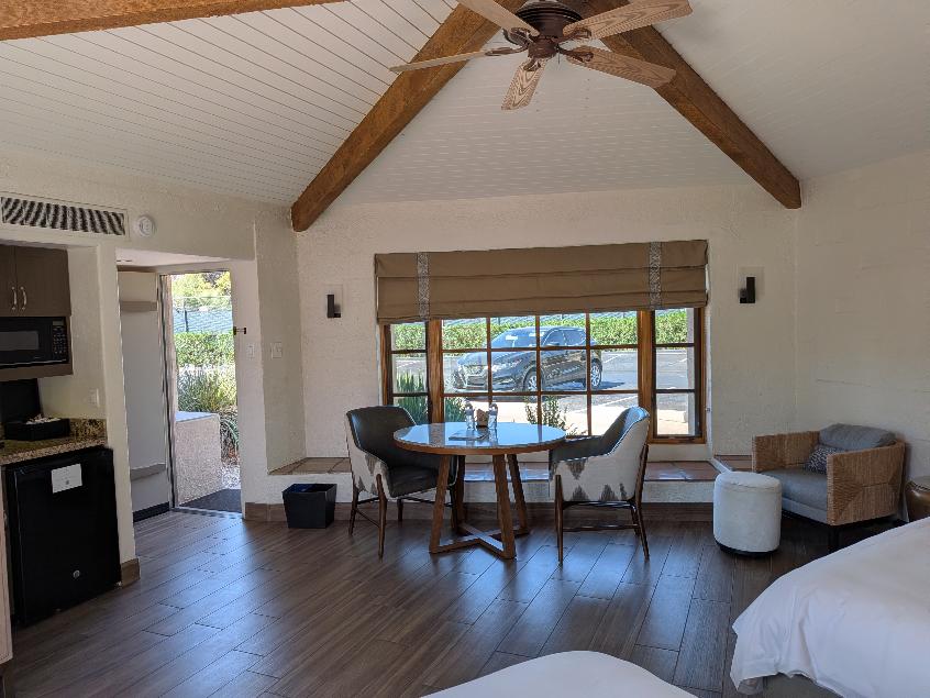 Two queen bed resort casita at Unit 119 in the JW Marriott Camelback Inn Resort in Scottsdale, Arizona.